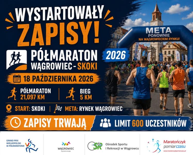 9. Półmaraton Wągrowiec-Skoki 2026